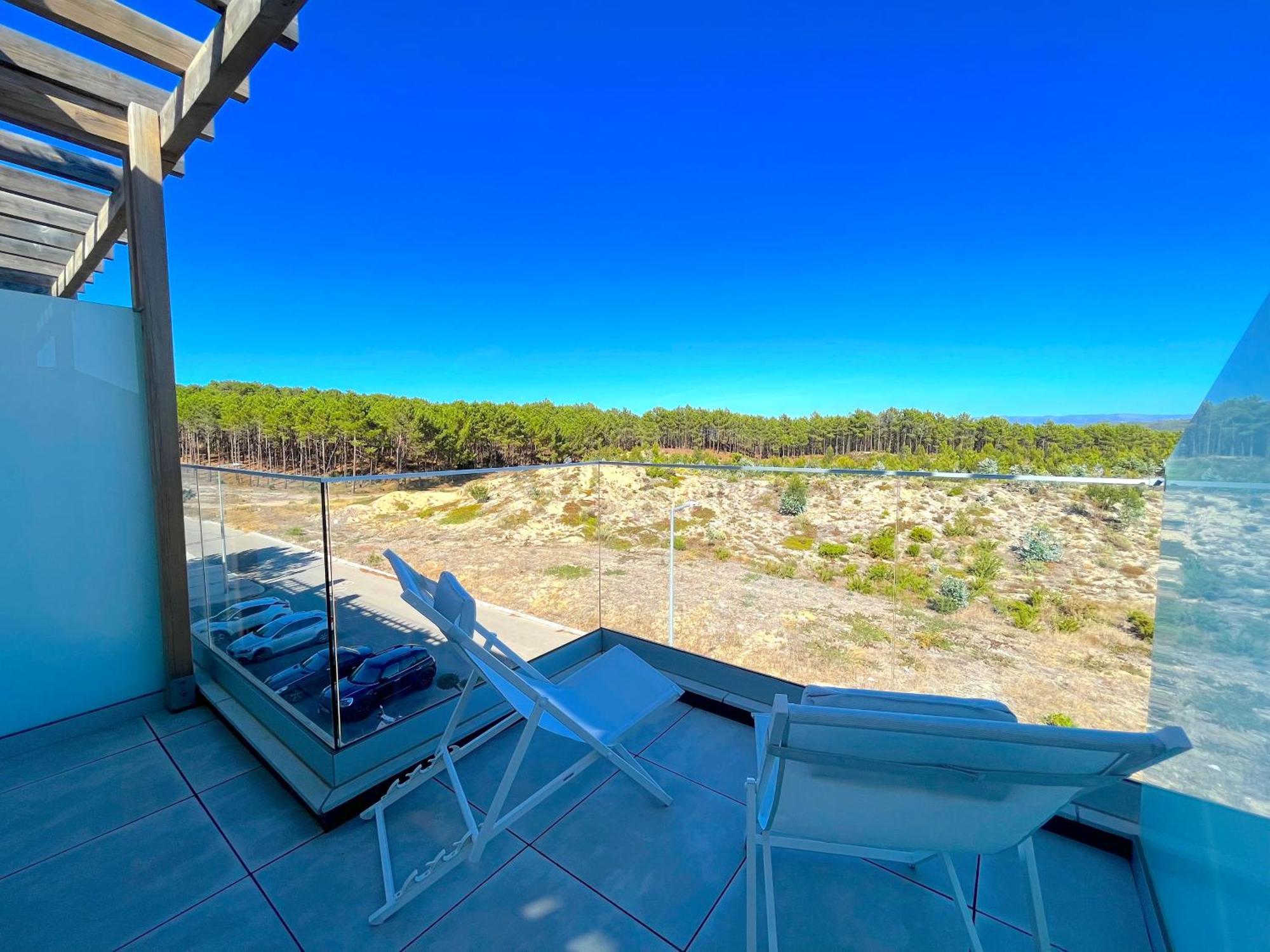 Mar A Vista - Condominium With Pool, Gym And Sea Views Nazare Exterior photo