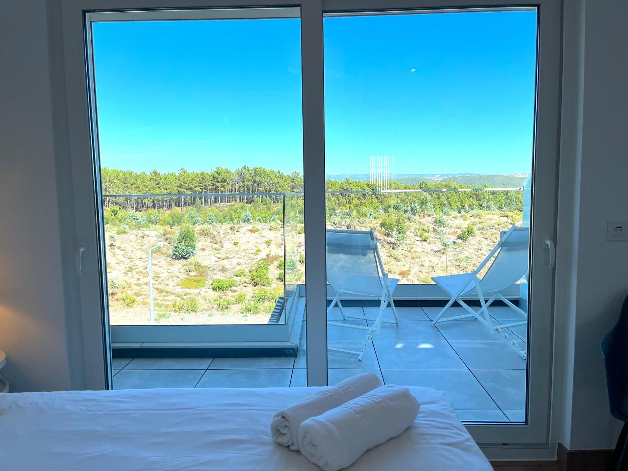 Mar A Vista - Condominium With Pool, Gym And Sea Views Nazare Exterior photo